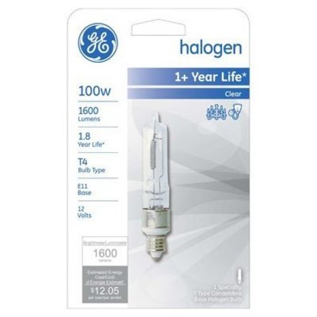 CURRENT GE100W T4 QTZ Halo Lamp 19383